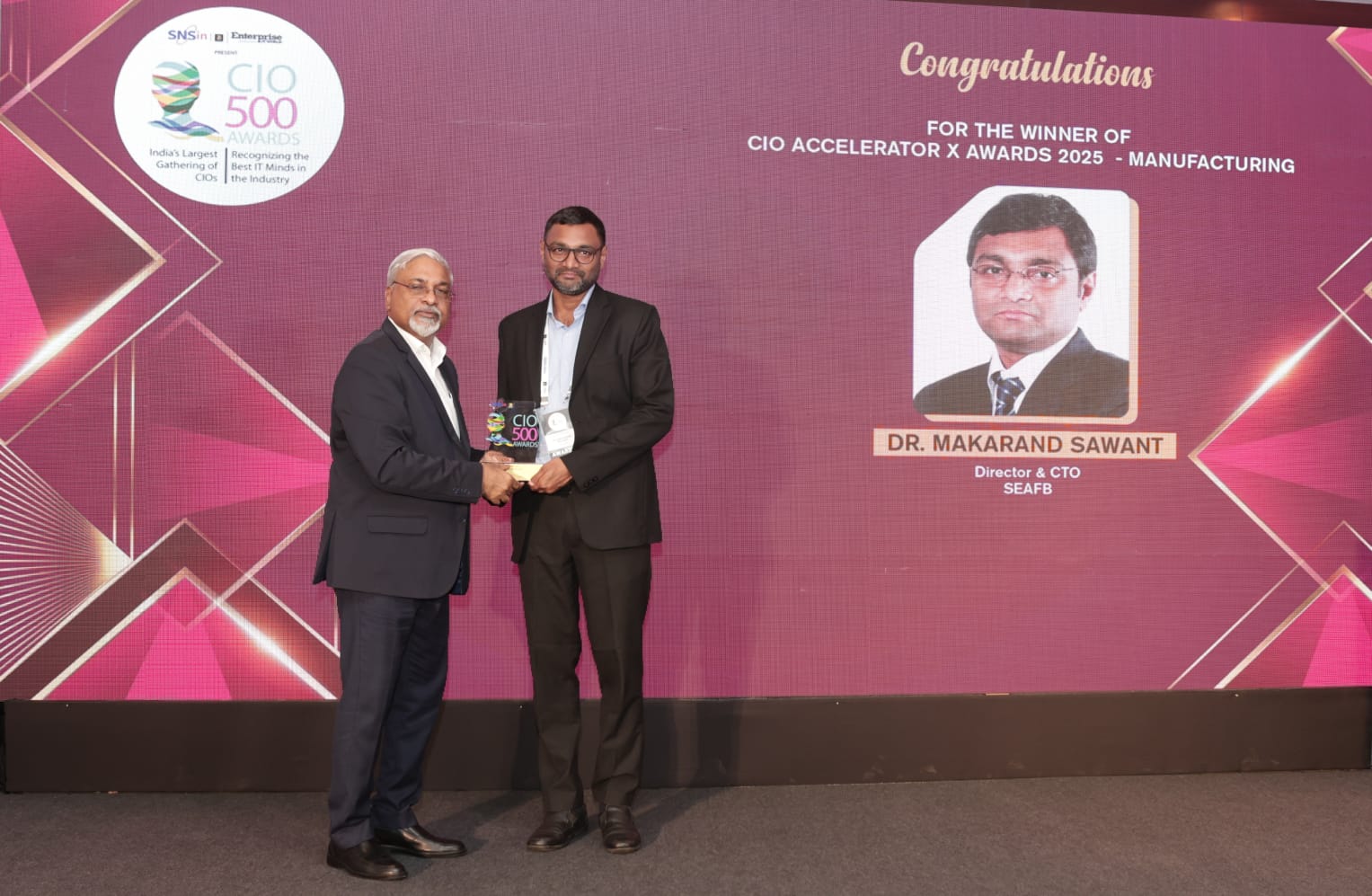 SEAFB award ceremony
