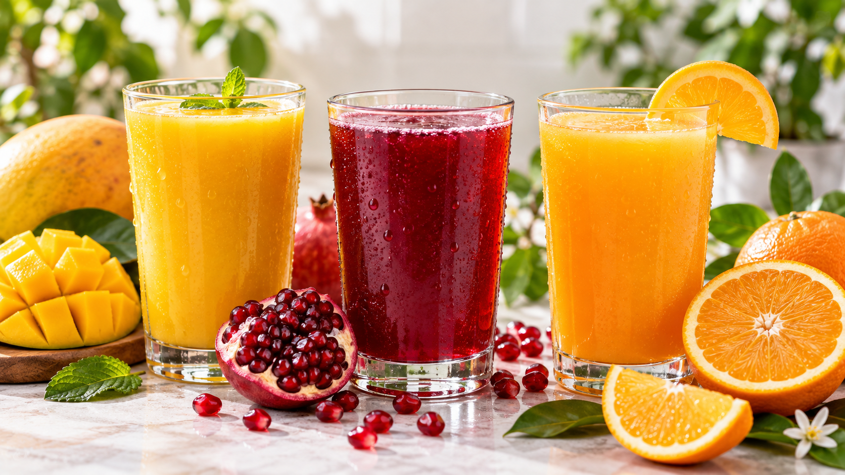 Natural Fruit Juice selection