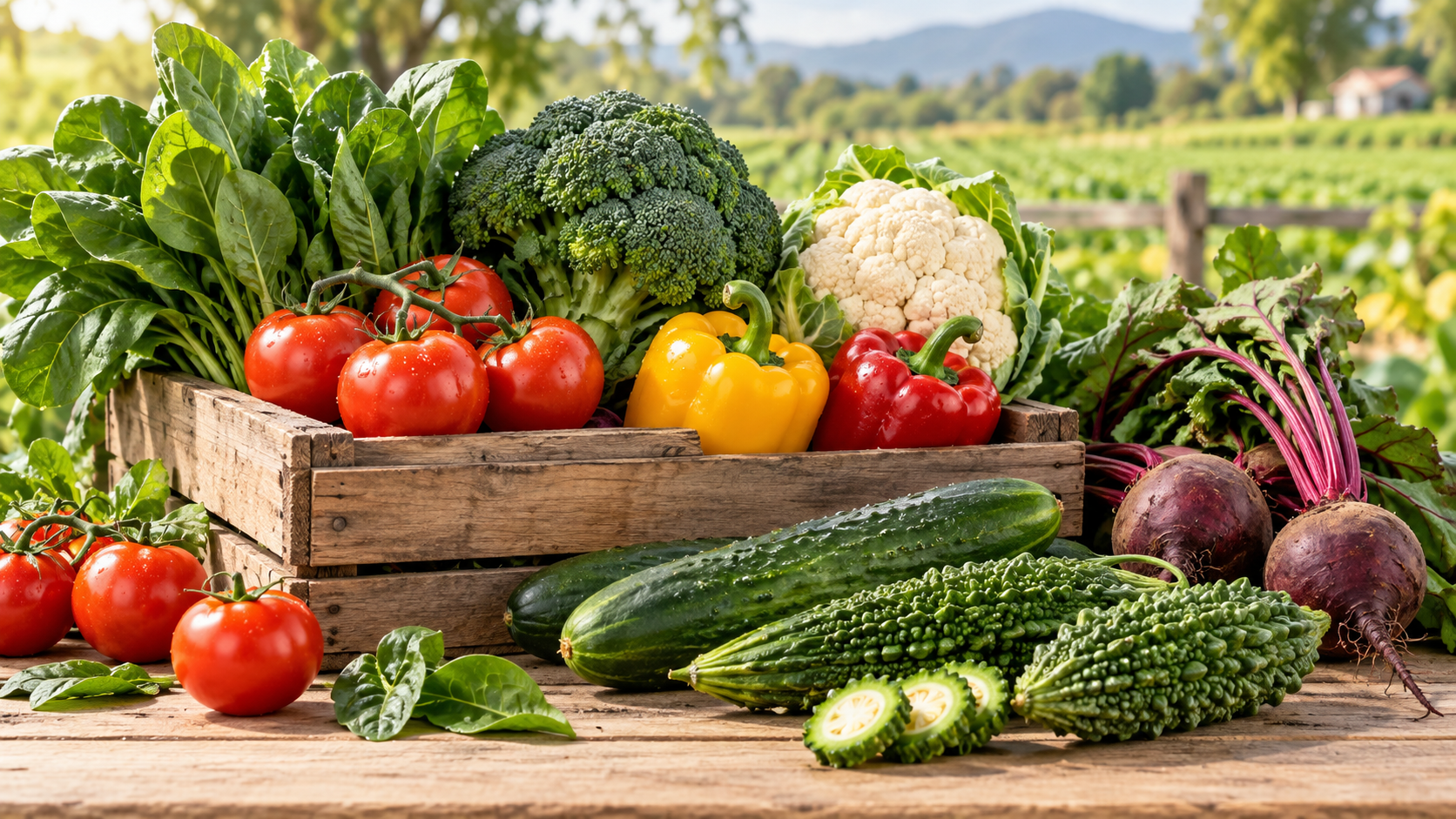 Vegetables selection