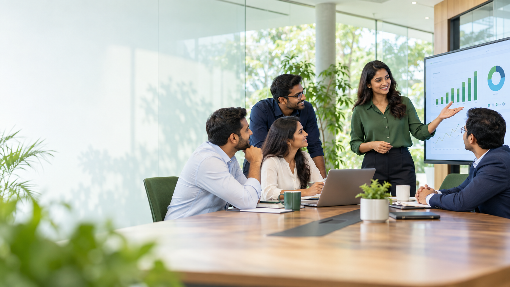 SEAFB team collaborating in a modern workplace